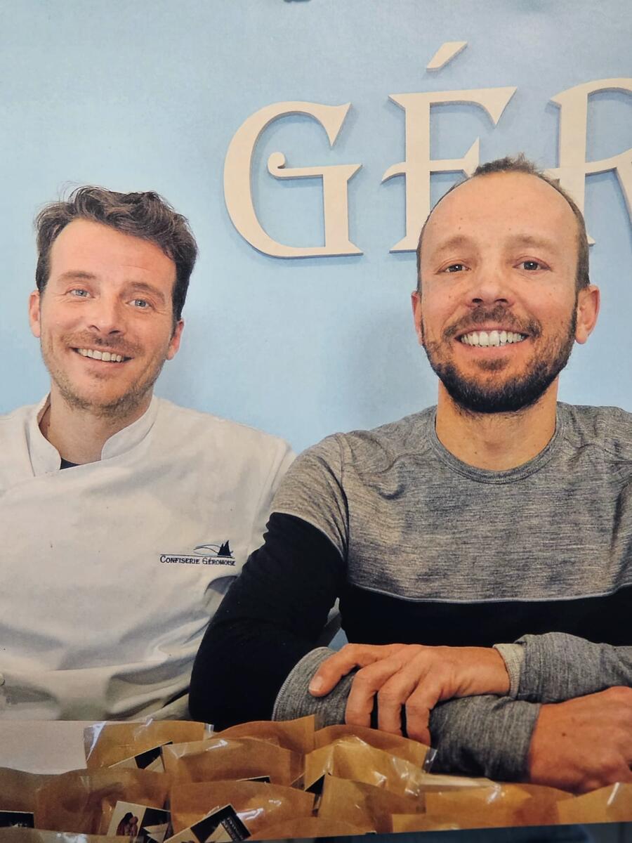 Justin and Manuel Wexler, founders of the Confiserie G&eacute;romoise